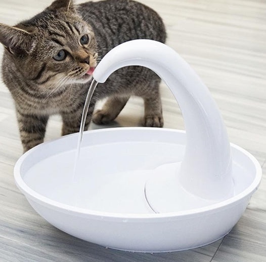 Smart Swan Cat Water Bowl